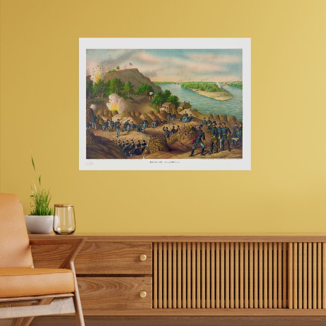 Siege of Vicksburg 13 15  17 Corps Gen US Grant  Poster (Living Room 2)