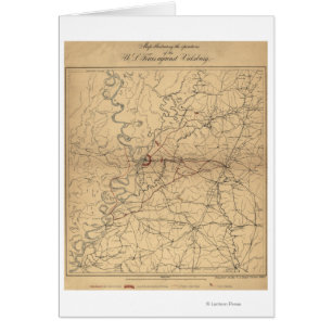Siege of Vicksburg - Civil War Panoramic Map 2
