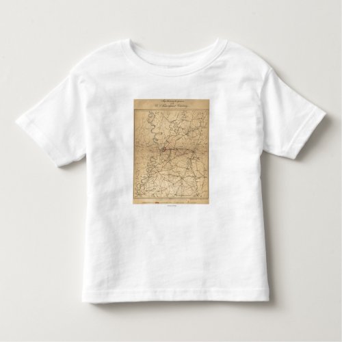 Siege of Vicksburg _ Civil War Panoramic Map 2 Toddler T_shirt