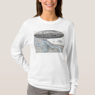 Siege of Vicksburg - Civil War Panoramic Map 3 T-Shirt