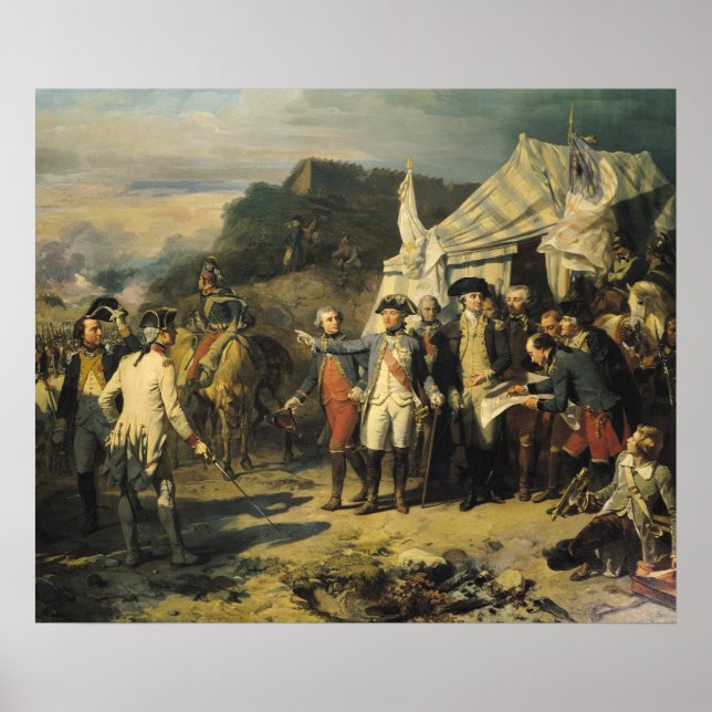 Siege of Yorktown, 17th October 1781, 1836 Poster (Front)