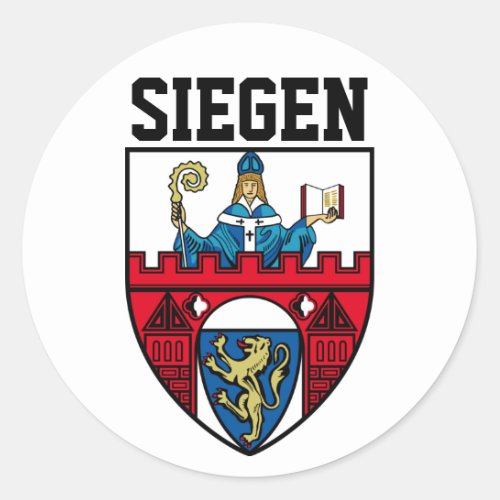 Siegen North Rhine_Westphalia _ GERMANY Classic Round Sticker