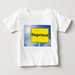 Siegerland Shield with sky background Baby T-Shirt