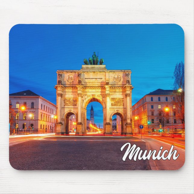 Siegestor, Munich, Germany Mouse Pad (Front)