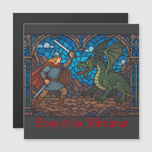 Siegfried fighting the Dragon (Front/Back)