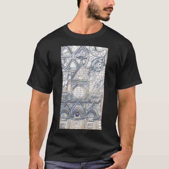 Siena Cathedral Toscana Artwork T-Shirt (Front)