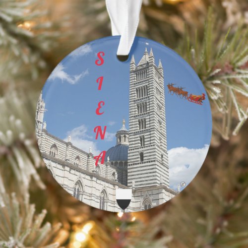 Siena Italy Acrylic Ornament