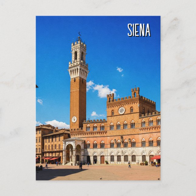 Siena Italy Travel Postcard (Front)