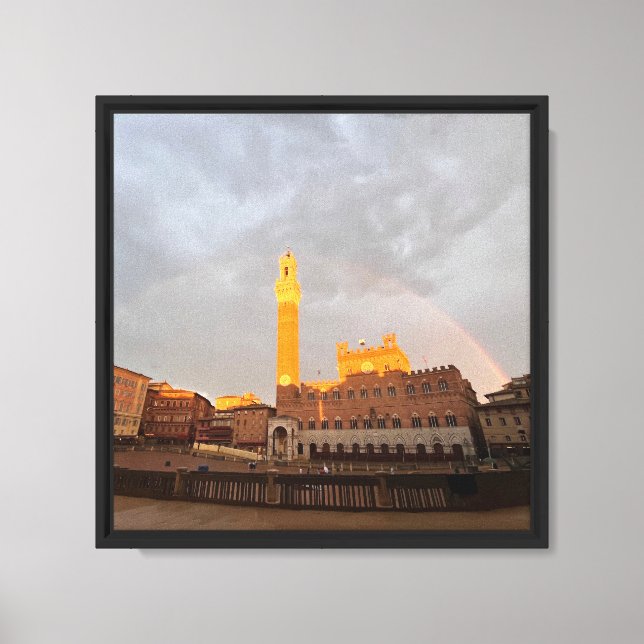 Siena Italy Wall Art - Piazza del Campo (Front)