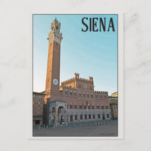 Siena - Palazzo Pubblico Morning Postcard