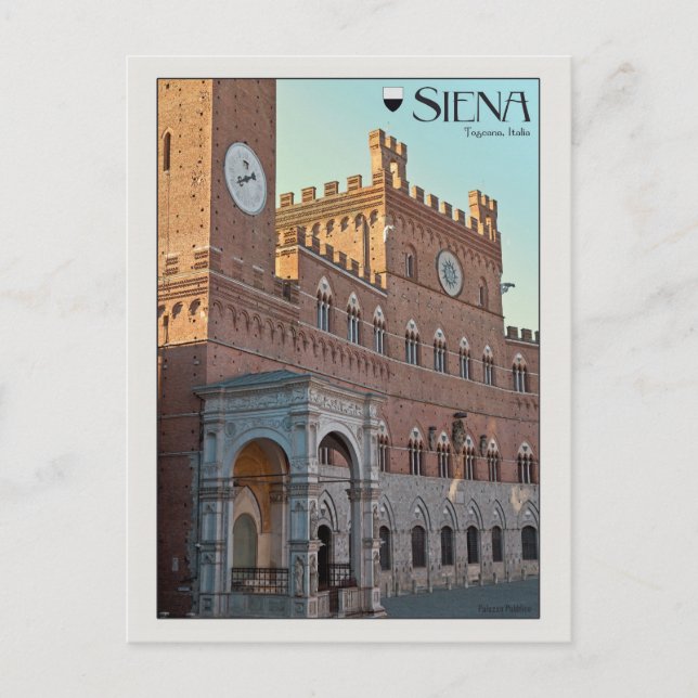 Siena - Palazzo Pubblico Postcard (Front)