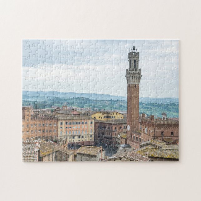 Siena Piazza del Campo view puzzle (Horizontal)