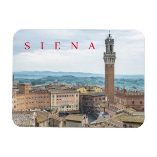 Siena Torre del Mangia view fridge magnet