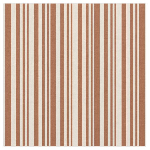 Sienna and Bisque Striped/Lined Pattern Fabric