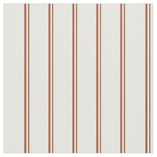 Sienna and Mint Cream Stripes/Lines Pattern Fabric