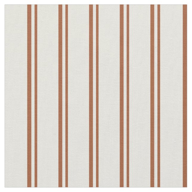 Sienna & Beige Colored Pattern Fabric (Close Up)