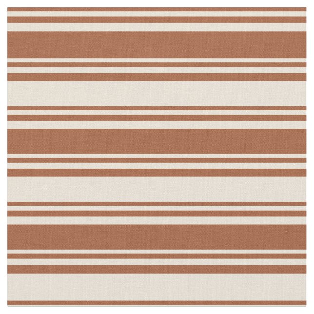 Sienna & Bisque Colored Pattern Fabric (Close Up)
