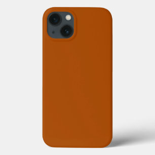 Sienna Brown background ready to customize iPhone 13 Case