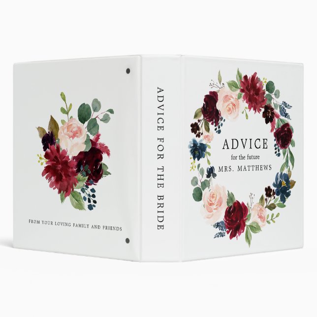 Sienna Collection | Personalized Binder (Background)