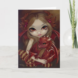 "Sienna Dragonling" Greeting Card