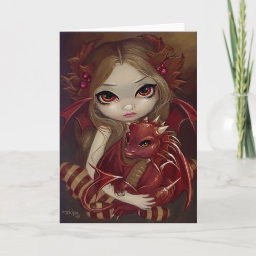 Sienna Dragonling Greeting Card