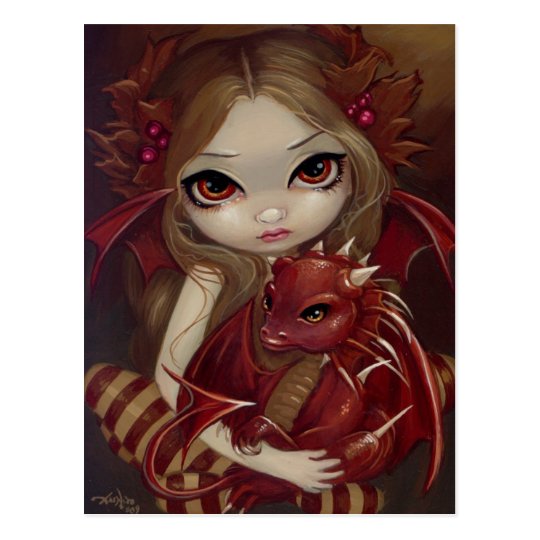"Sienna Dragonling" Postcard