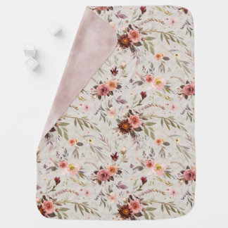 Sienna Floral Baby Blanket