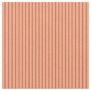 Sienna & Light Salmon Pattern of Stripes Fabric