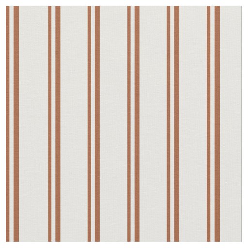 Sienna & Mint Cream Lines Fabric