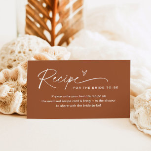 SIENNA Recipe Insert Card