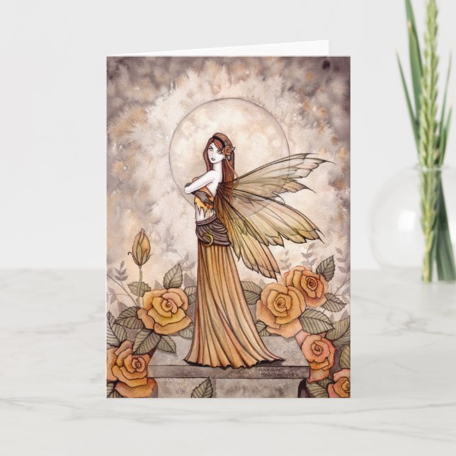 Sienna Rose Fairy Card by Molly Harrison (Front)