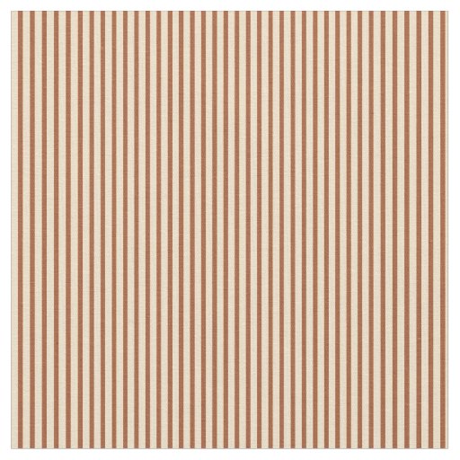 Sienna & Tan Colored Stripes Pattern Fabric