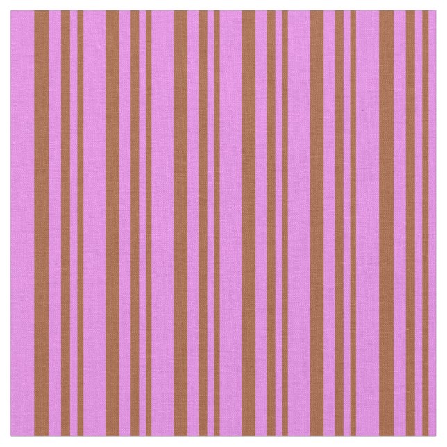 Sienna & Violet Colored Lined/Striped Pattern Fabric (Close Up)