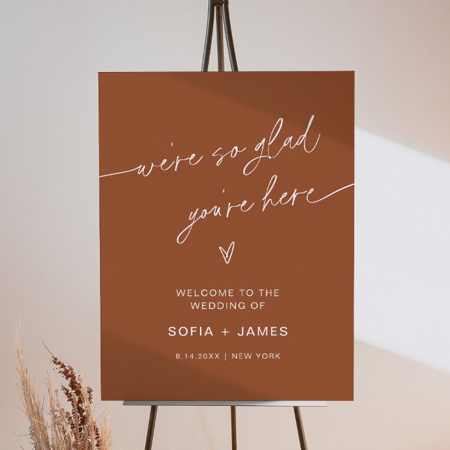 SIENNA We're So Glad You're Here Welcome Sign (Creator Uploaded)