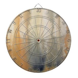 Sienna Wilds Watercolor Abstract Dart Board