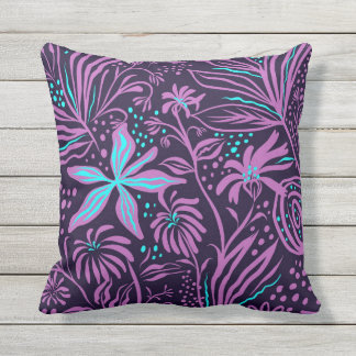 Sierkussen Flower-art purple Outdoor Pillow