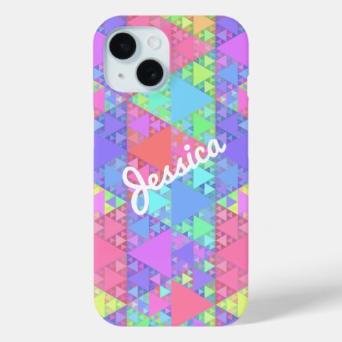 Sierpinski triangle _ iPhone 15 case