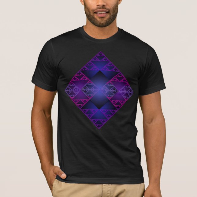 Sierpinski Triangle Fun T shirt (Front)