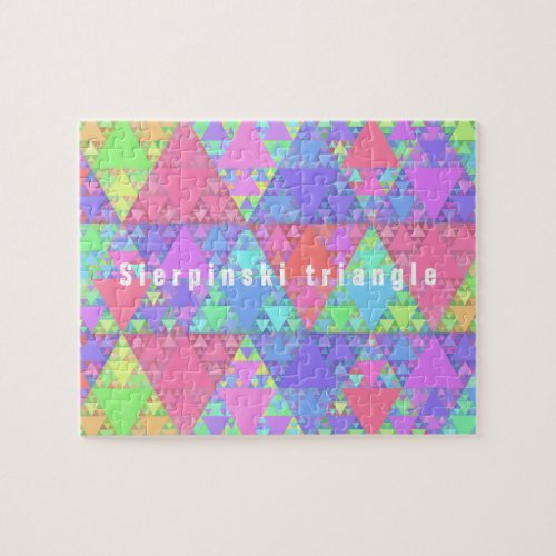 Sierpinski triangle - jigsaw puzzle
