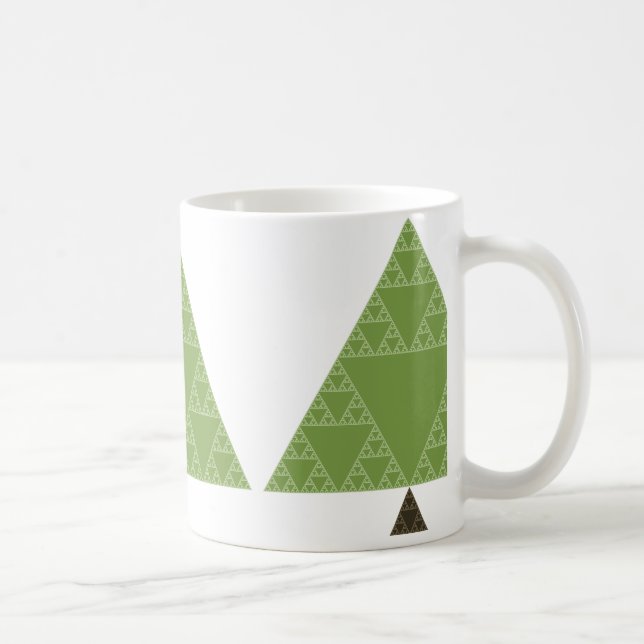 Sierpinski Triangle Tree Coffee Mug (Right)