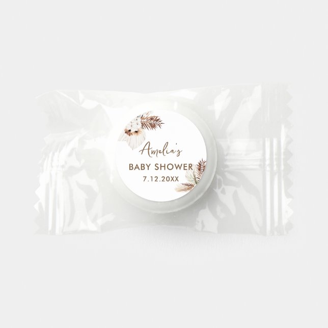SIERRA Bohemian Baby Shower Life Saver® Mints (Front)