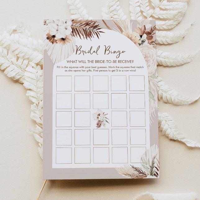 SIERRA Bohemian Bridal Shower Bingo Card (Creator Uploaded)