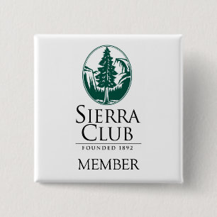 Sierra Club, MEMBER, MEMBER Pinback Button