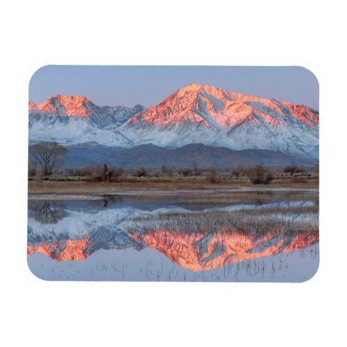 Sierra Crest reflects in Farmers Pond Magnet