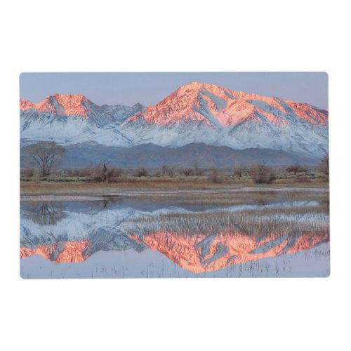 Sierra Crest reflects in Farmers Pond Placemat