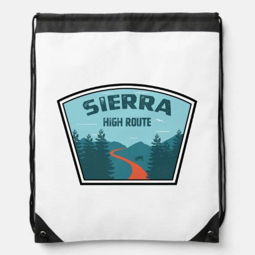 Sierra High Route Drawstring Bag
