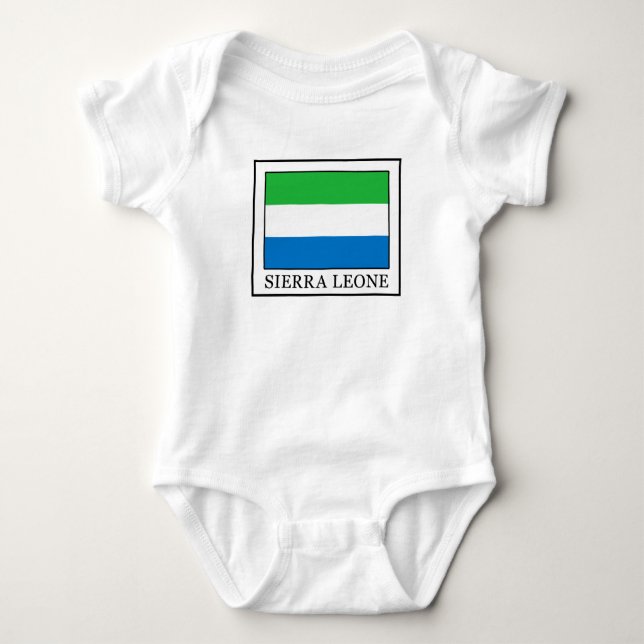Sierra Leone Baby Bodysuit (Front)