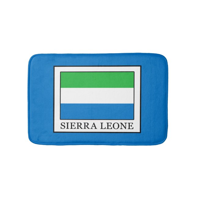 Sierra Leone Bathroom Mat (Front)