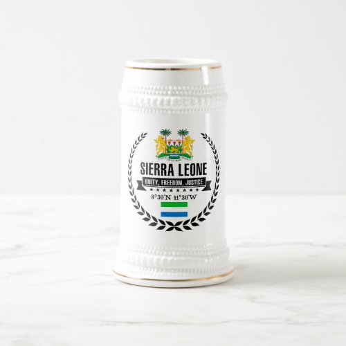 Sierra Leone Beer Stein