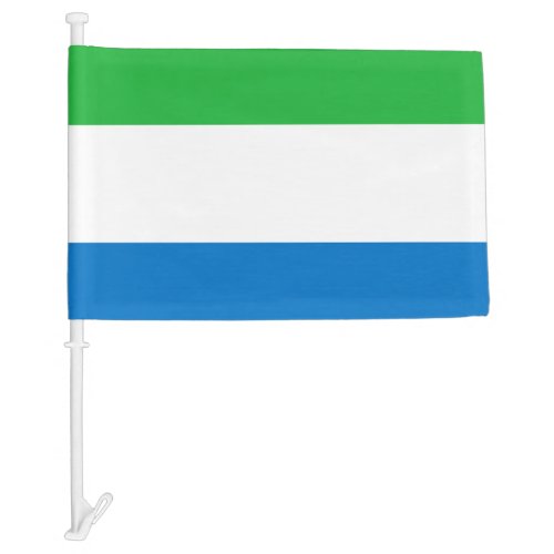 Sierra Leone Car Flag